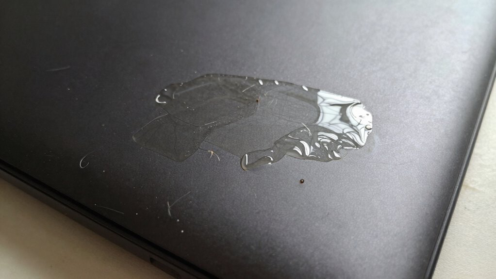 adhesive bonds to surface