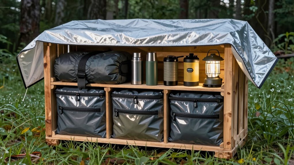 camping gear storage solutions