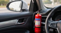 car fire safety location