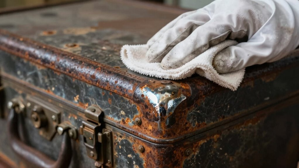 careful rust removal techniques