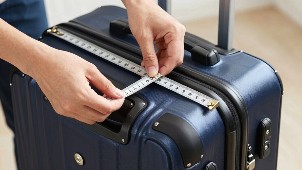 check luggage size weight