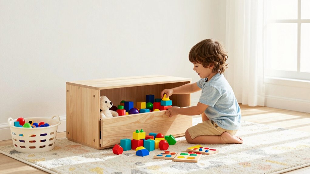 child friendly toy organization