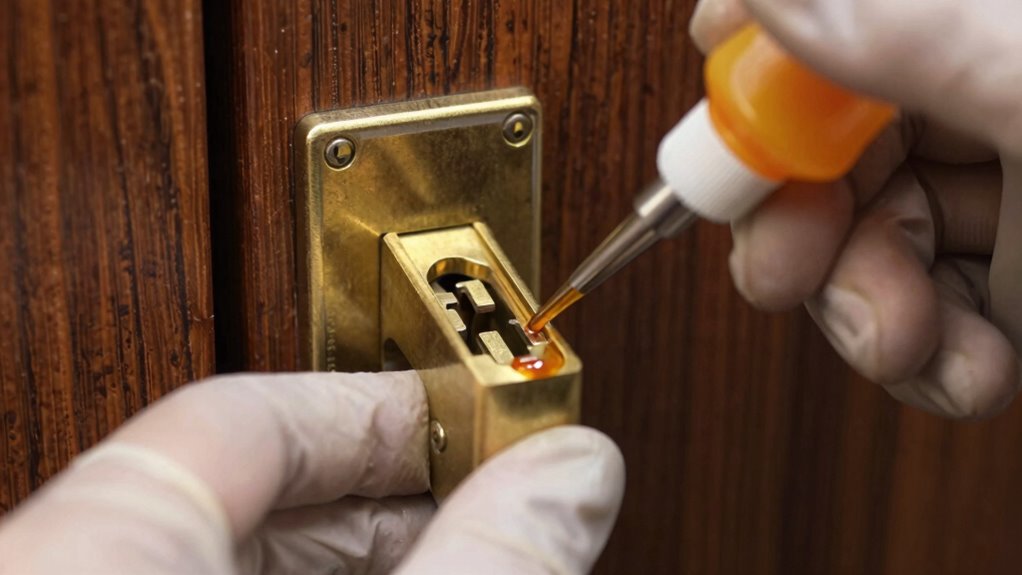 choose appropriate lock lubricant