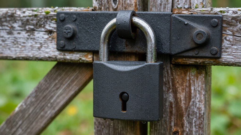 choose weather resistant lock materials