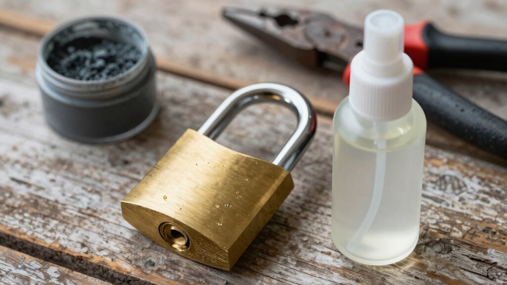 choosing appropriate lock lubricant