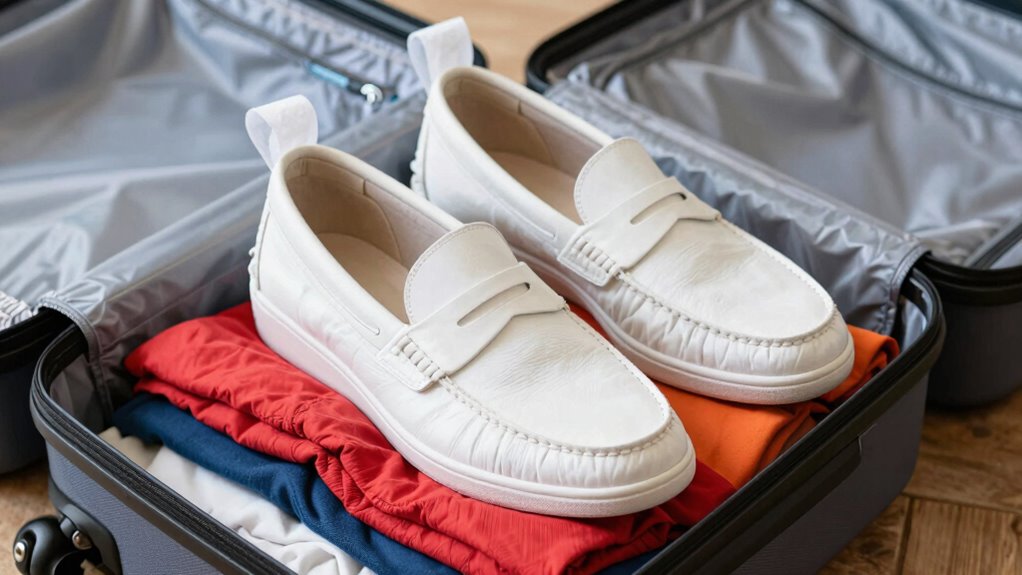 clean dry organized shoes