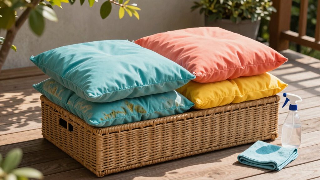 clean dry protect cushions