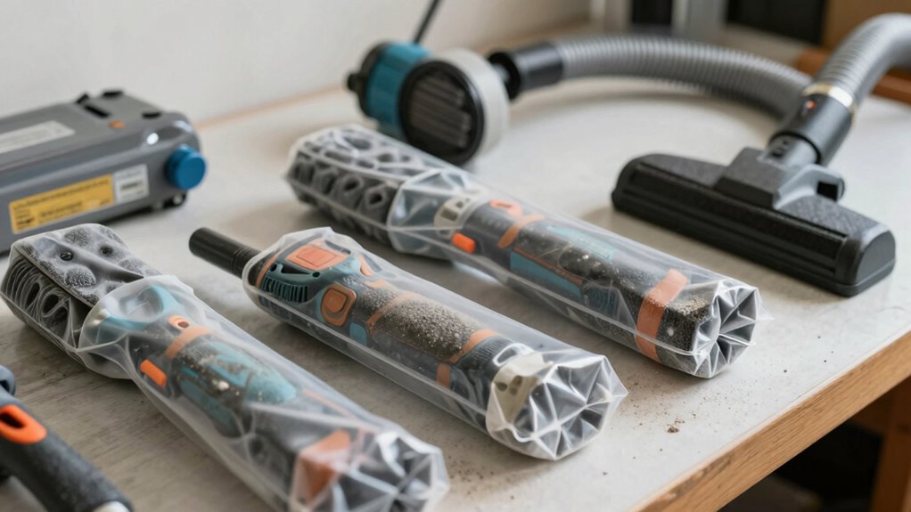 clean tools after dust