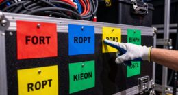 color coded stage labels