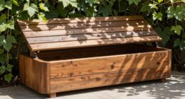 comfortable spacious patio storage