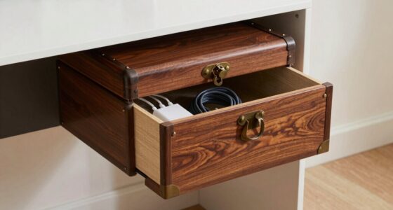 conceal cords with trunk