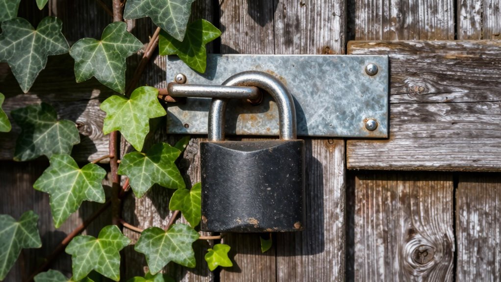 conceal locks with camouflage