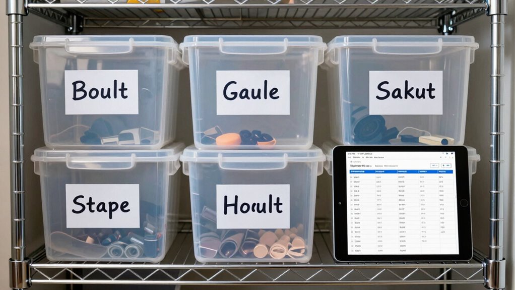 consistent clear durable labels