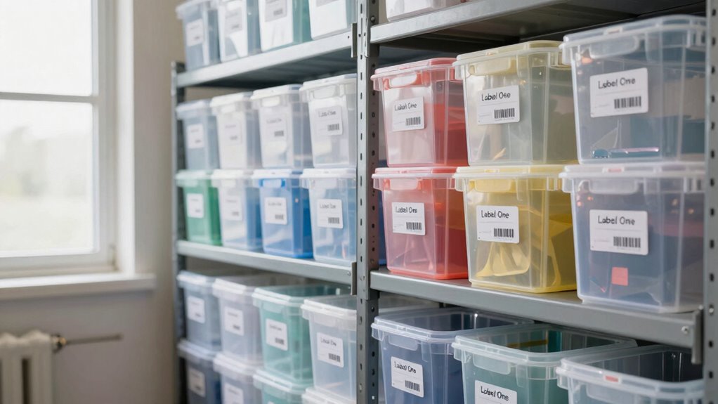 consistent storage labeling system