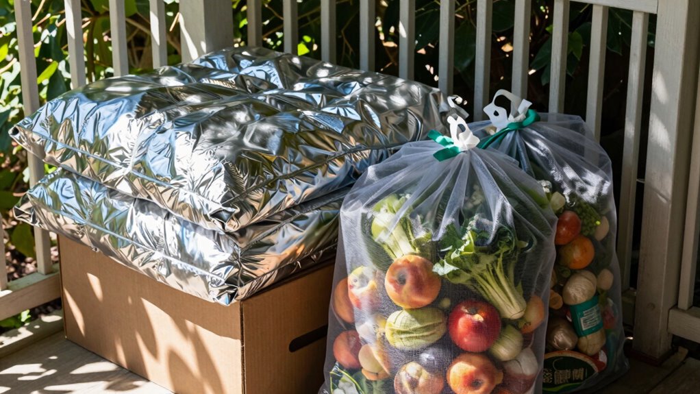 cooling groceries effectively outdoors