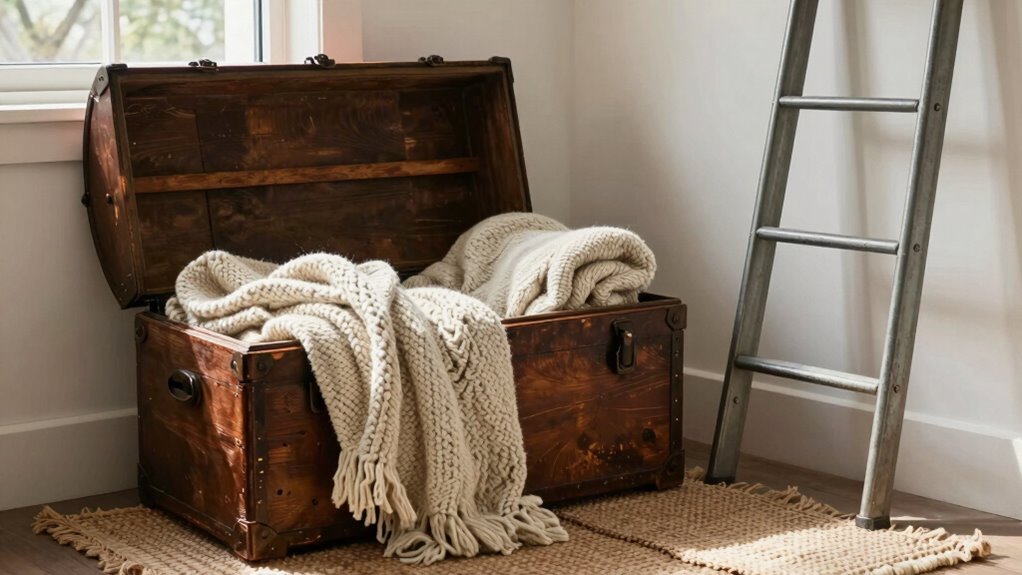 cozy blanket storage ideas