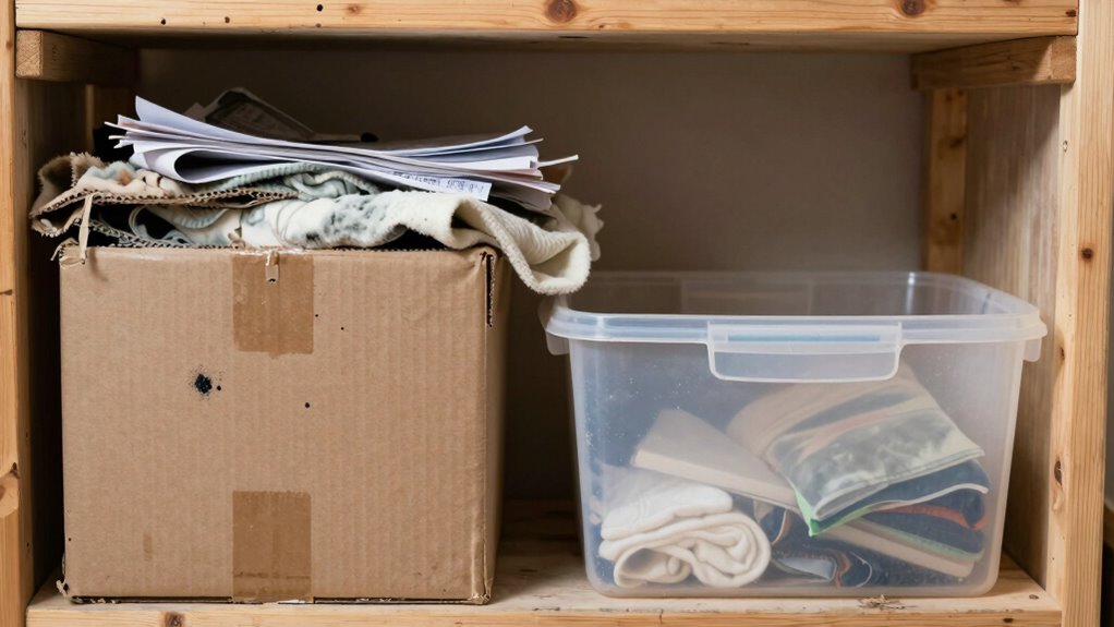 discard mold prone porous items