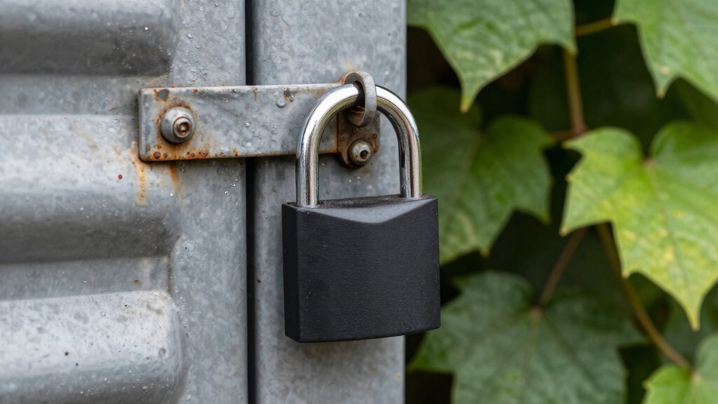 discreet durable outdoor locks