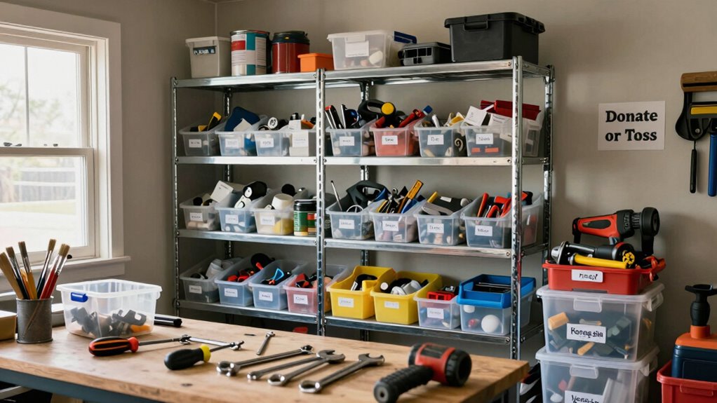donate or discard unused tools