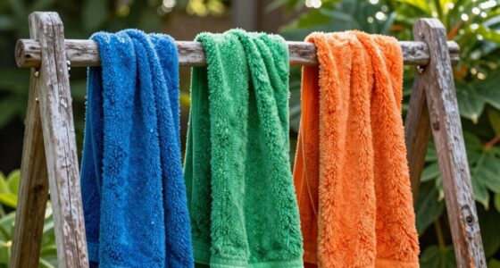 dry wet towel properly