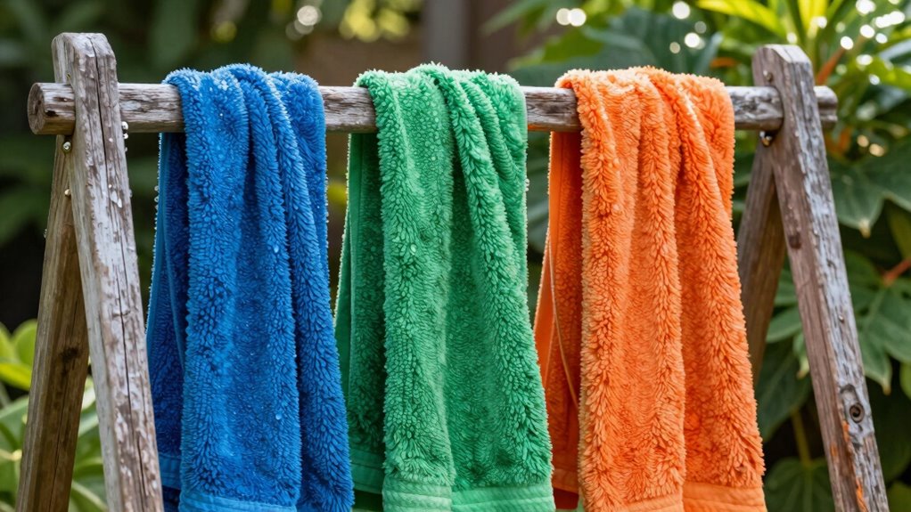 dry wet towel properly