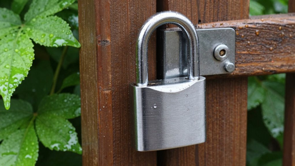 durable weatherproof lock features