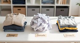 effective three pile donation sorting