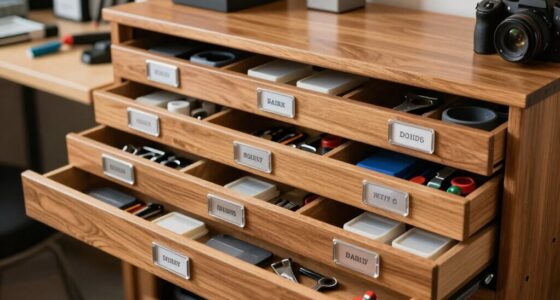 efficient drawer labeling system