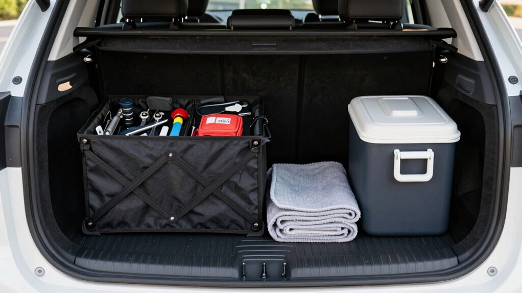 efficient everyday trunk organization