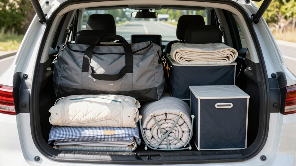 efficient organized car packing