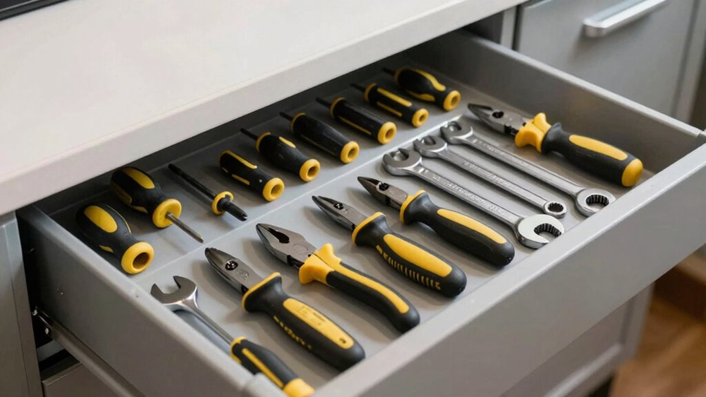 efficient safe toolbox organization