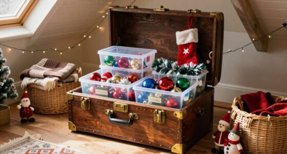 efficient seasonal decor storage