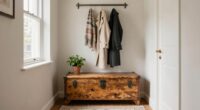 entryway bench storage