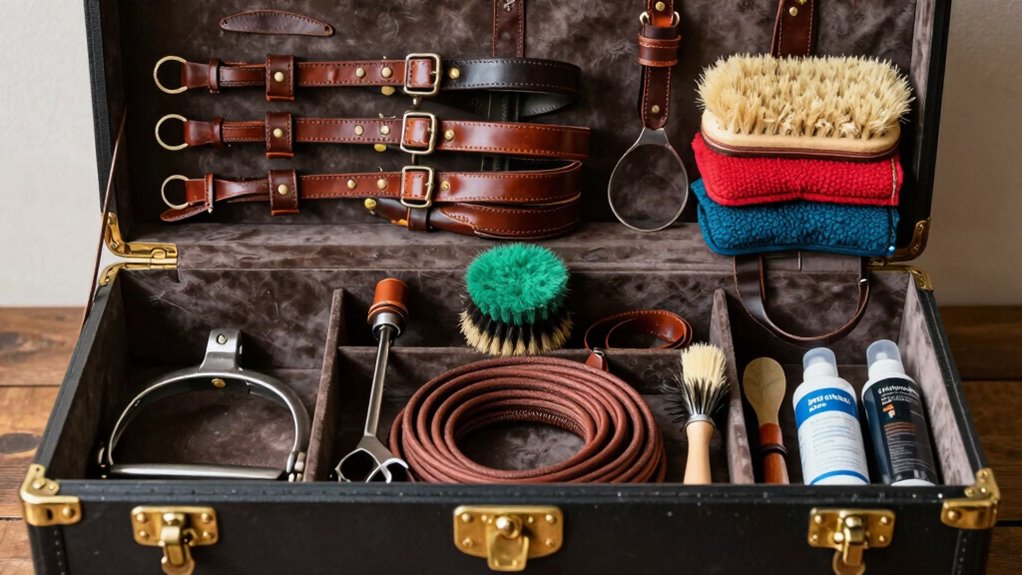 essential tack trunk supplies