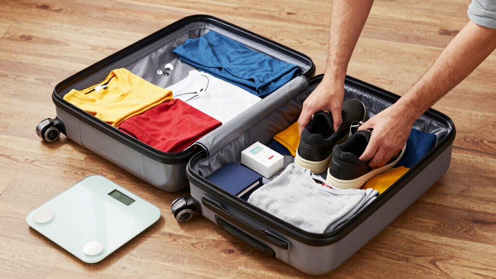 evenly distribute luggage weight