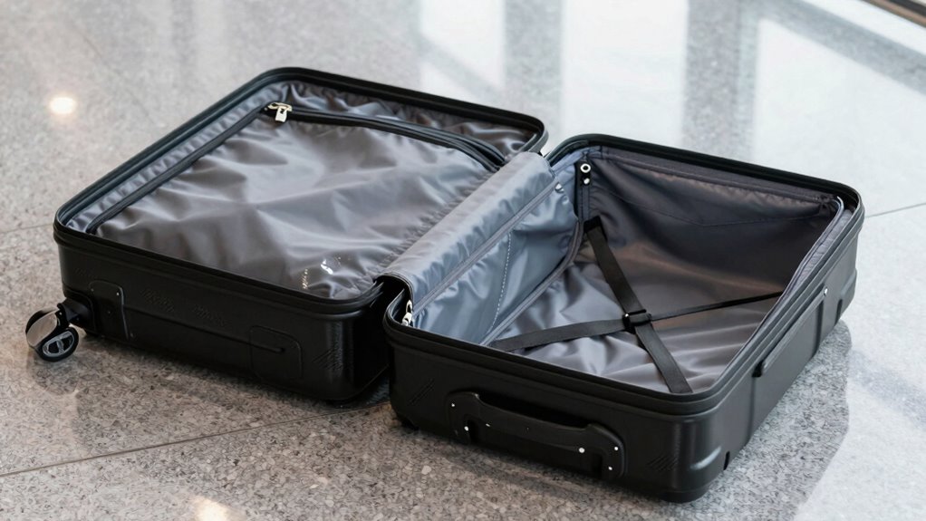expandable luggage capacity features