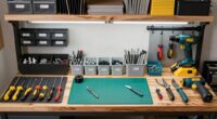 five zone workbench organization