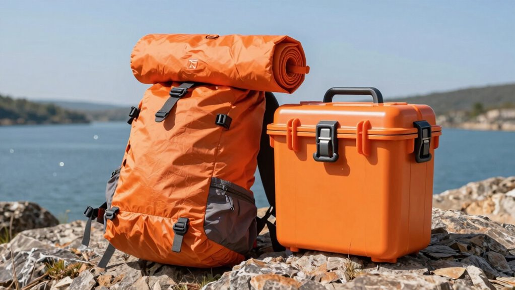 flexible versus rigid waterproof containers