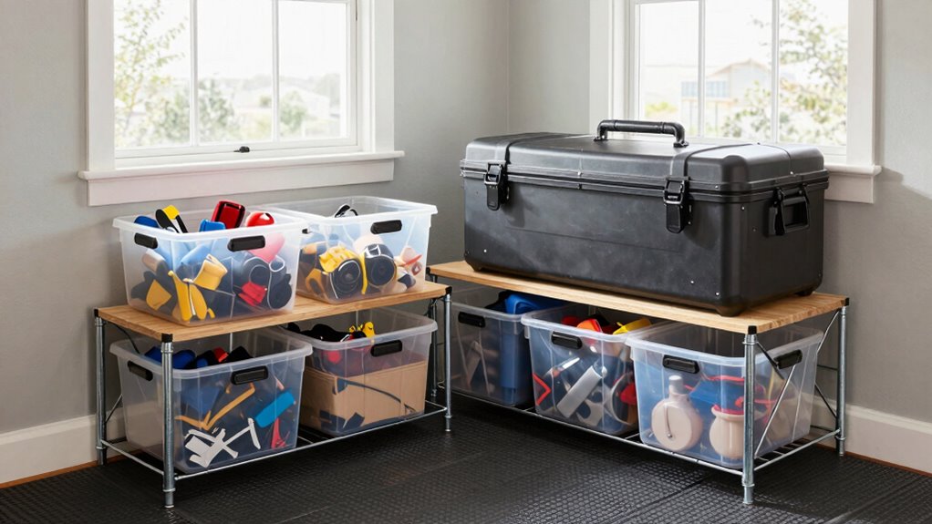 flood proof basement storage plan