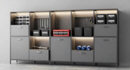 garage storage with locks