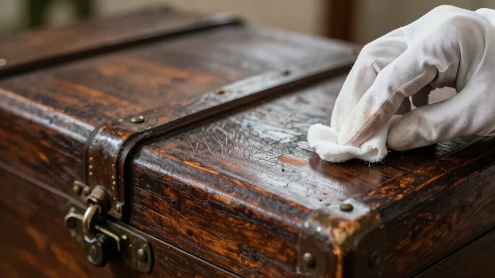 gentle careful stain removal