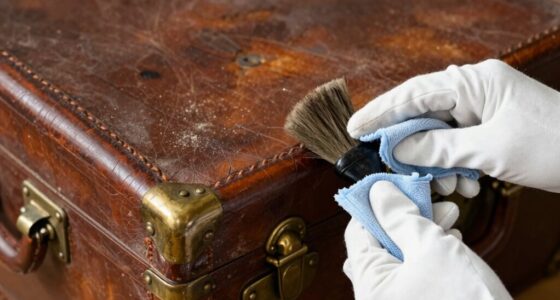 gentle cleaning preserves vintage patina