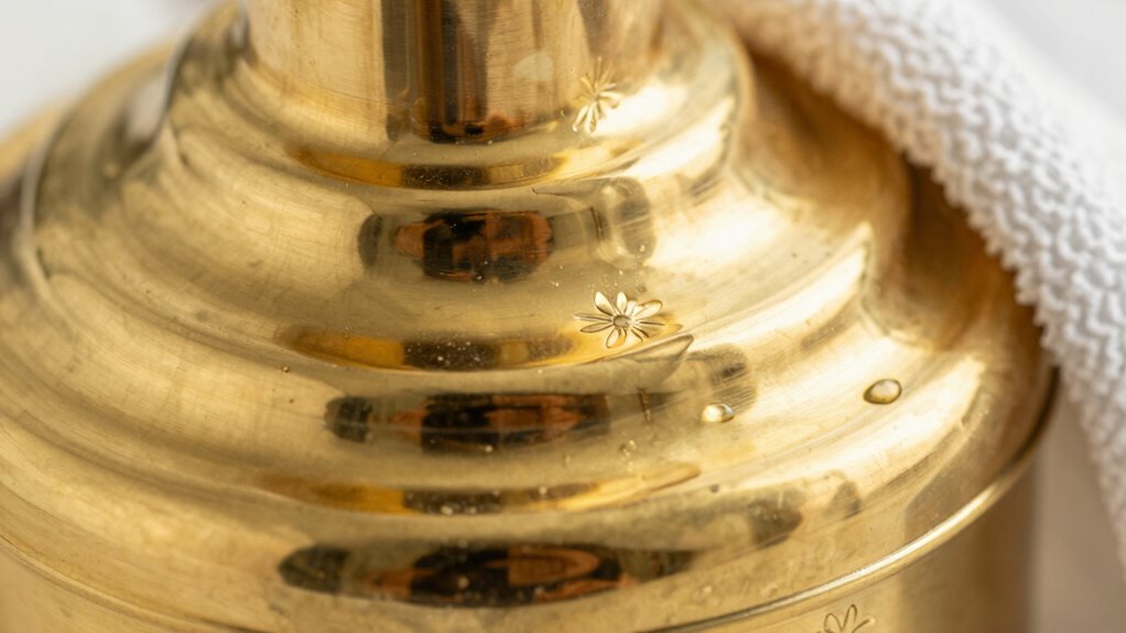 gentle proper brass cleaning