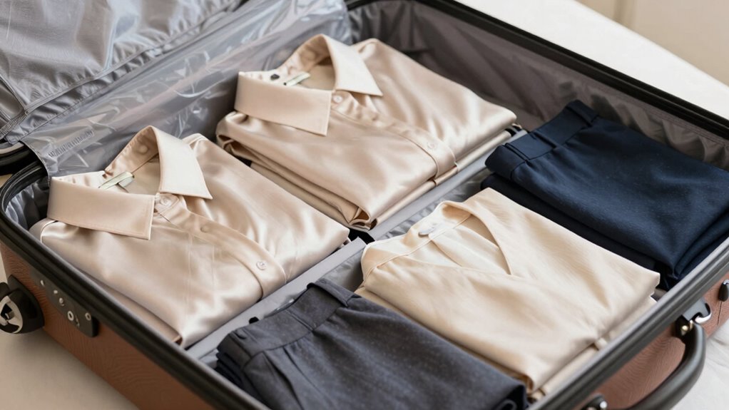 gentle strategic clothing packing