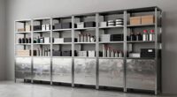 heavy duty shelving with drawers