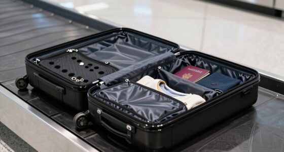 hidden compartments in luggage