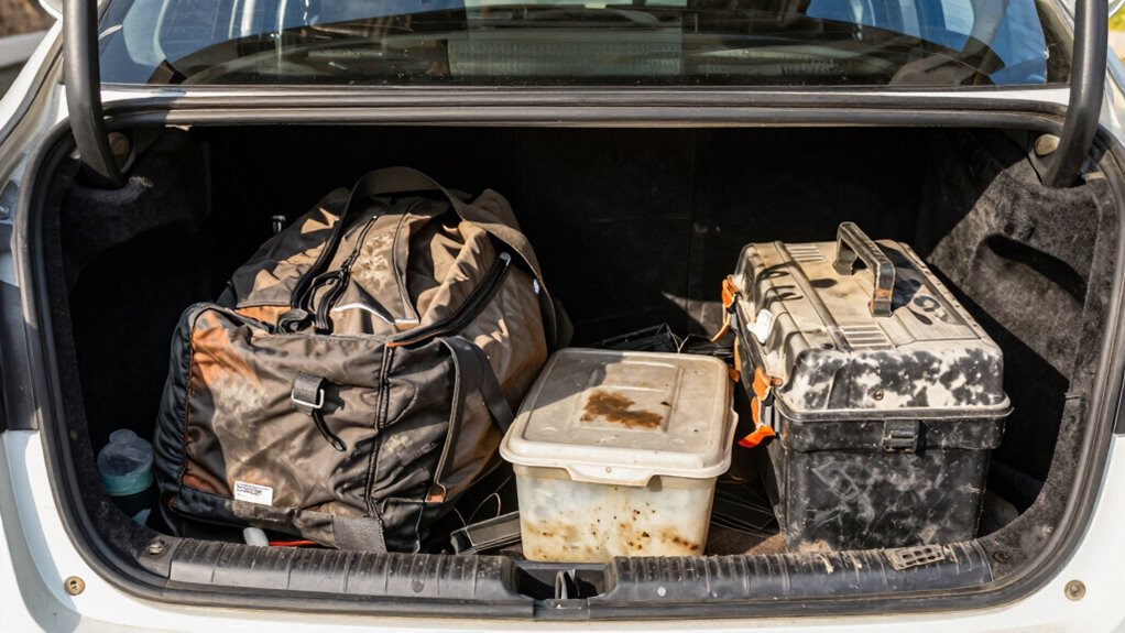 hidden odor causing items