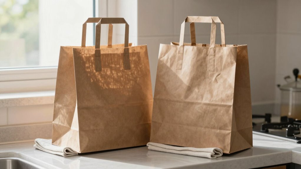 household items support grocery bags