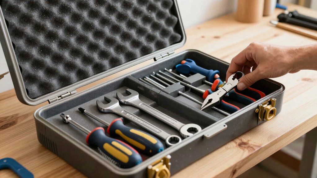 inspect clean organize tools