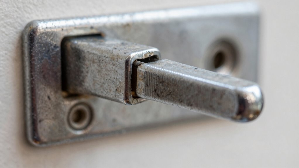 inspect latch for damage